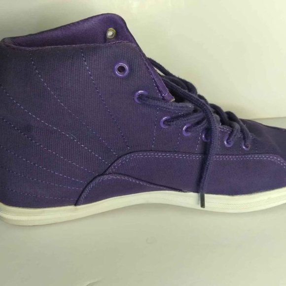 GOURMET NFN Santo Men's Size 9.5 AMETHYST (Purple) Hi-Top Skate Shoes RARE - Picture 2 of 9